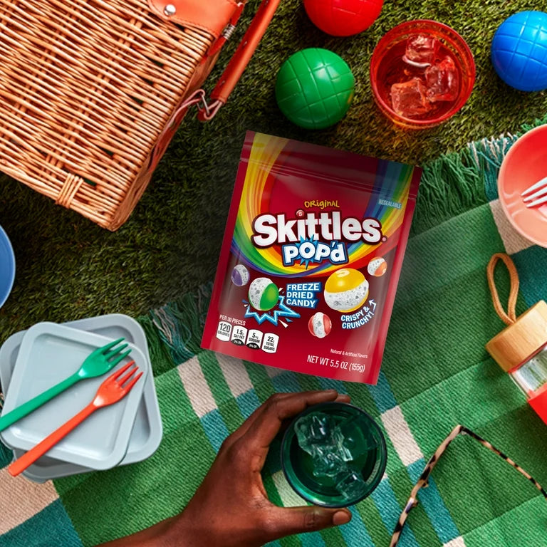 Skittles POP’d Original Tamaño Grande 155g