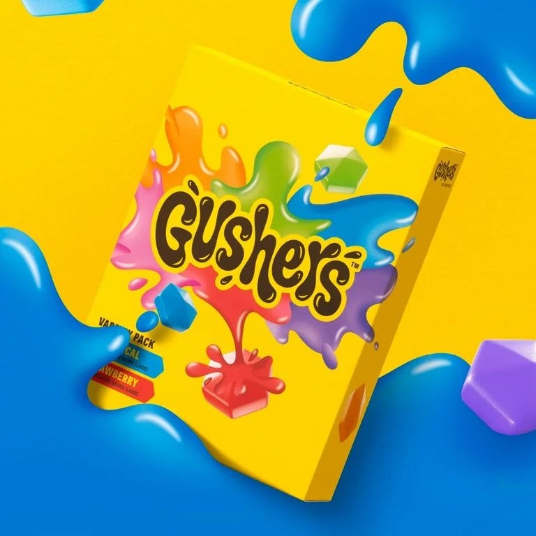 Gomitas Rellenas Gushers Tropical & Fresa x12 Unidades