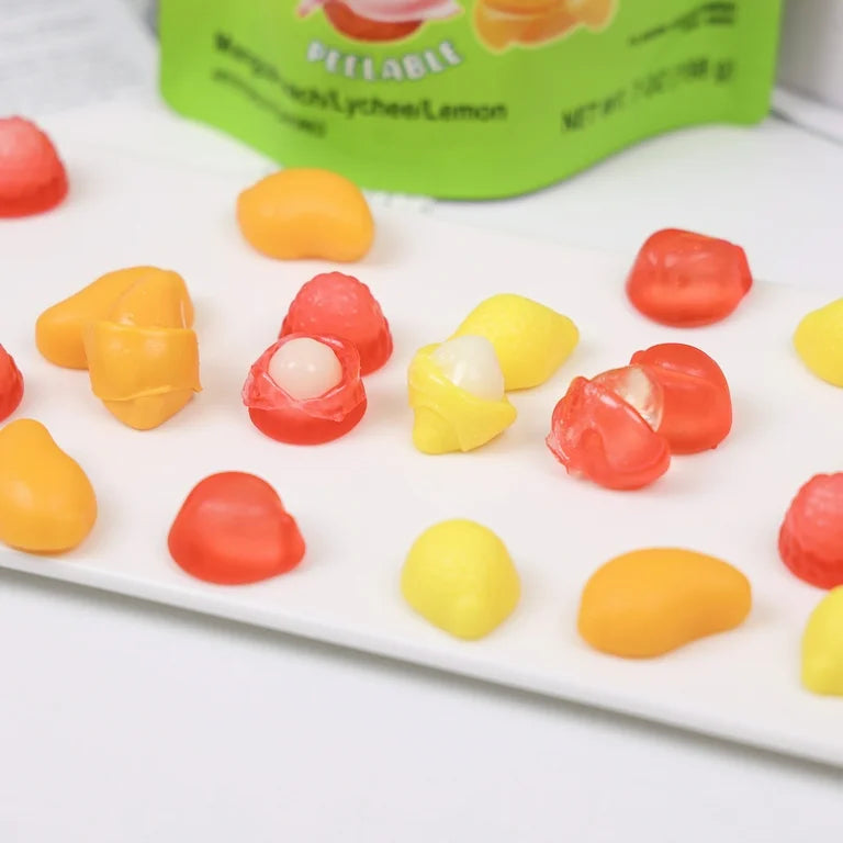 Gomitas Surtidas Pelables Amos Peelerz Tamaño Grande 198g