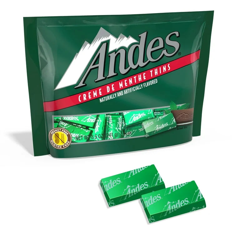 Chocolates Andes Crema De Menta Tamaño Grande 241g