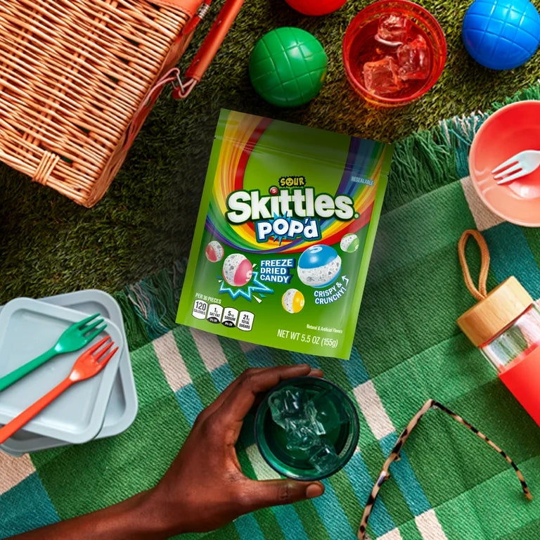 Skittles POP’d Sour Tamaño Grande 155g