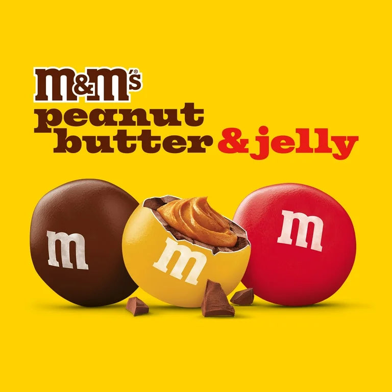 M&M’S Mantequilla de Maní + Jalea de Fresa Tamaño Grande 243g