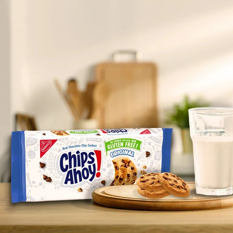 Galletas Chips Ahoy! Original Libre de Gluten Tamaño Grande 263g