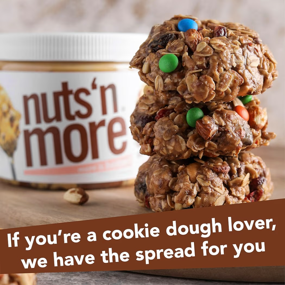 Mantequilla De Maní Nuts ‘N More Chocolate Chip Cookie Dough 429g