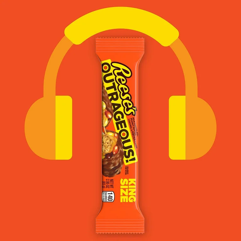 Barra de Chocolate Reese’s Outrageous! Tamaño King Size 83g