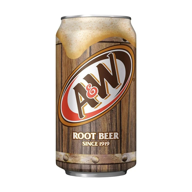 Soda A&W Root Beer 350 mL (No Alcohol)