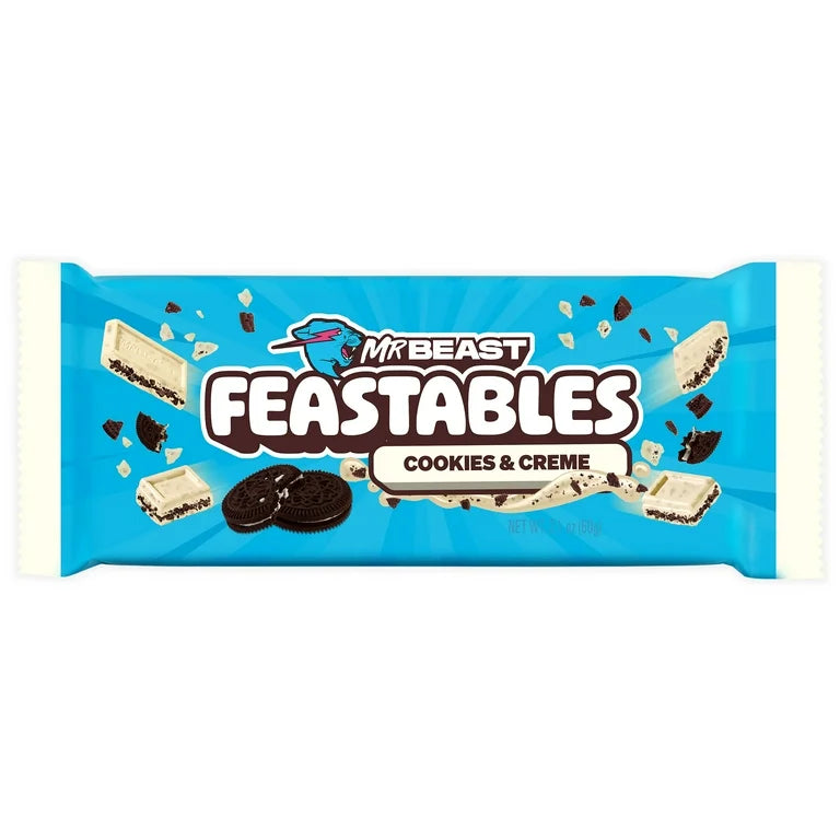 Chocolate Feastables Mr Beast Cookies and Creme Tamaño Grande 60g
