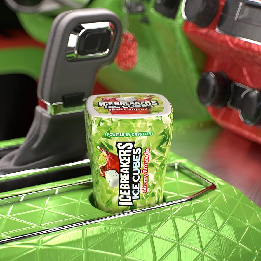 Chicles Ice Cubes Sin Azúcar Limonada de Cereza x40 Unidades