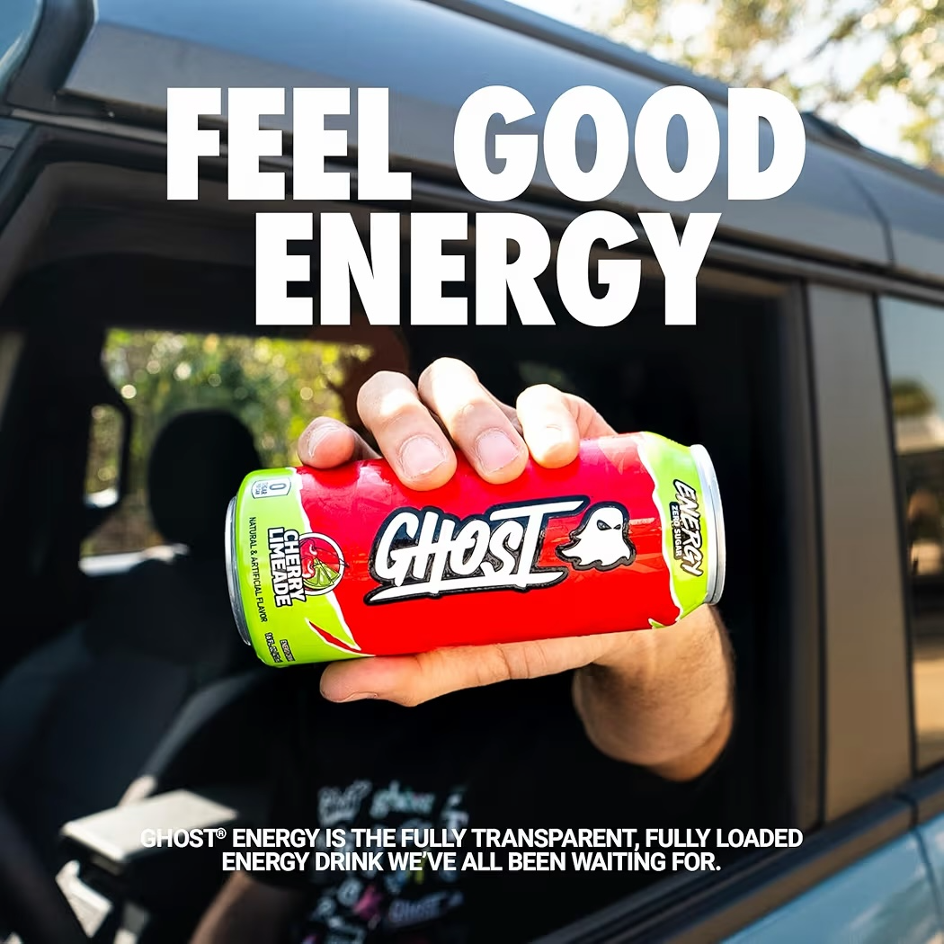 Ghost Energy Limonada Cereza Sin Azúcar 473 mL