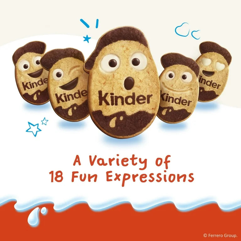 Galletas de Mantequilla y Chocolate Kinder Kinderini Tamaño Grande 250g