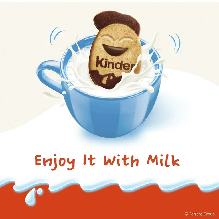 Galletas de Mantequilla y Chocolate Kinder Kinderini Tamaño Grande 250g