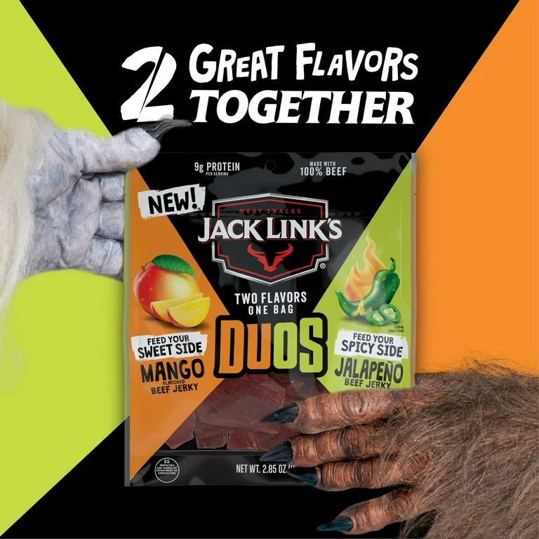 Jack Link’s Beef Jerky DUOS Mango-Jalapeño 9g Proteína 81g