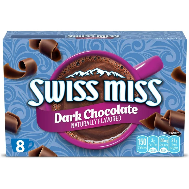 Chocolate Swiss Miss Dark Chocolate x8 - 283g