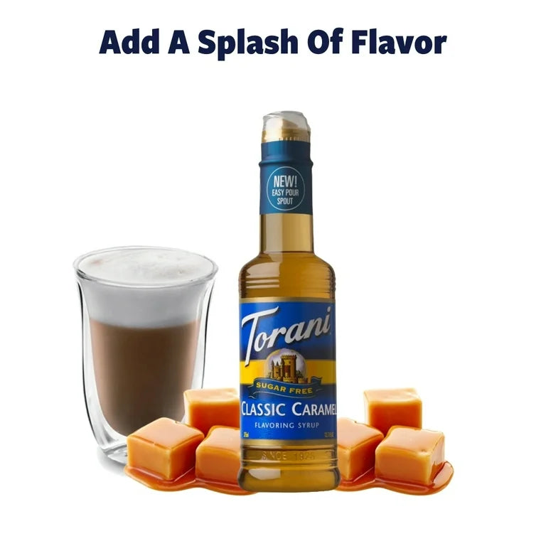 Sirope Sin Azúcar Torani Classic Caramel 375 mL
