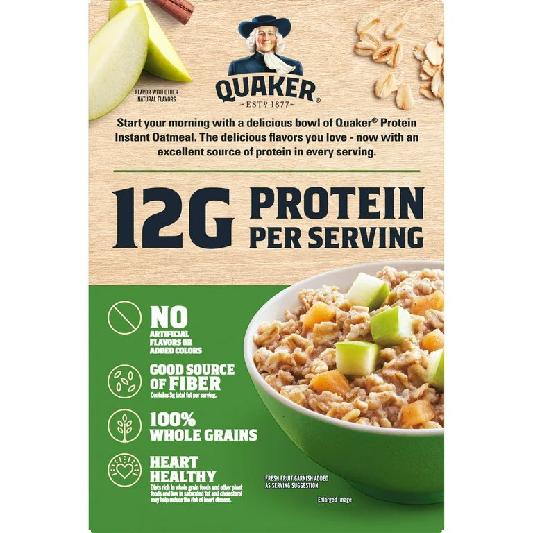 Avena Instantánea Quaker Proteína Apples & Cinnamon 360g