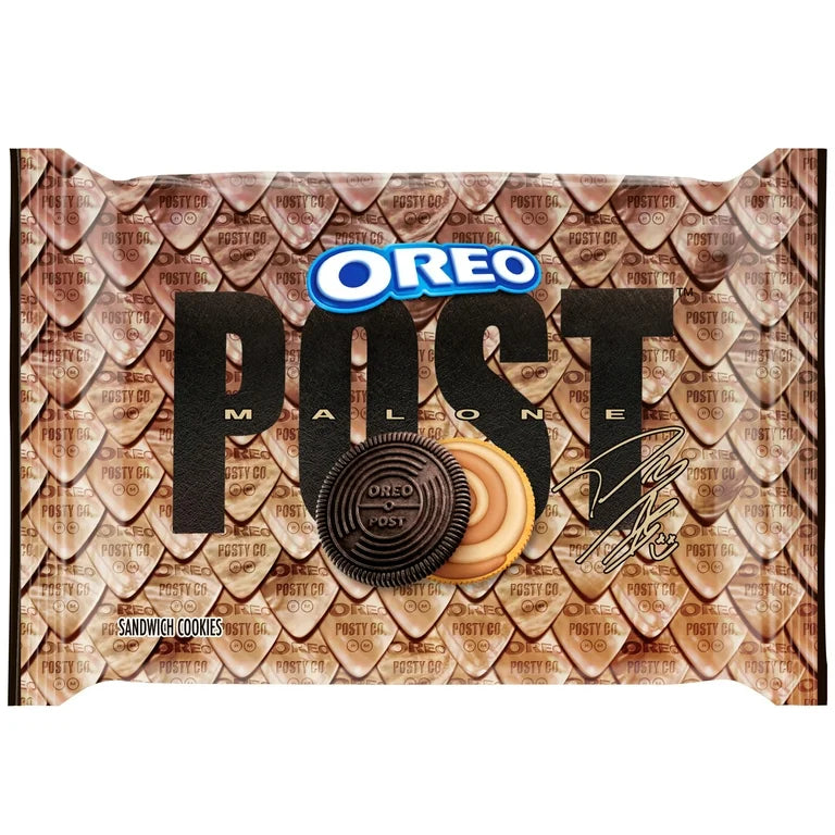 EDICIÓN LIMITADA: Oreo x Post Malone Caramelo Salado Tamaño Grande 303g