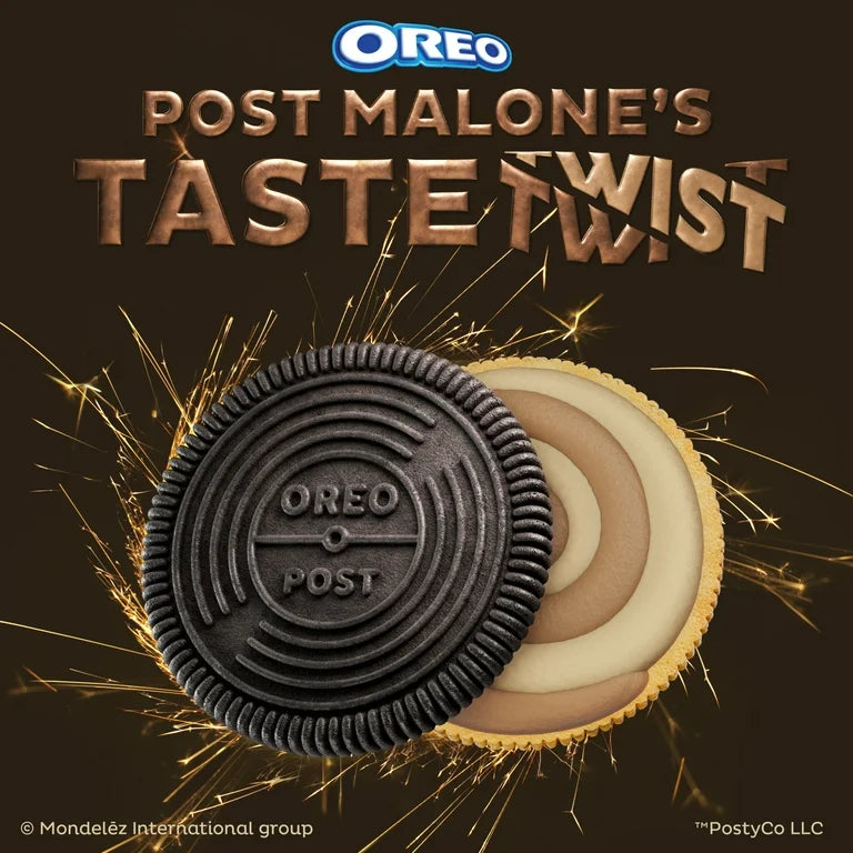 EDICIÓN LIMITADA: Oreo x Post Malone Caramelo Salado Tamaño Grande 303g