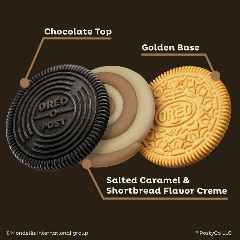EDICIÓN LIMITADA: Oreo x Post Malone Caramelo Salado Tamaño Grande 303g