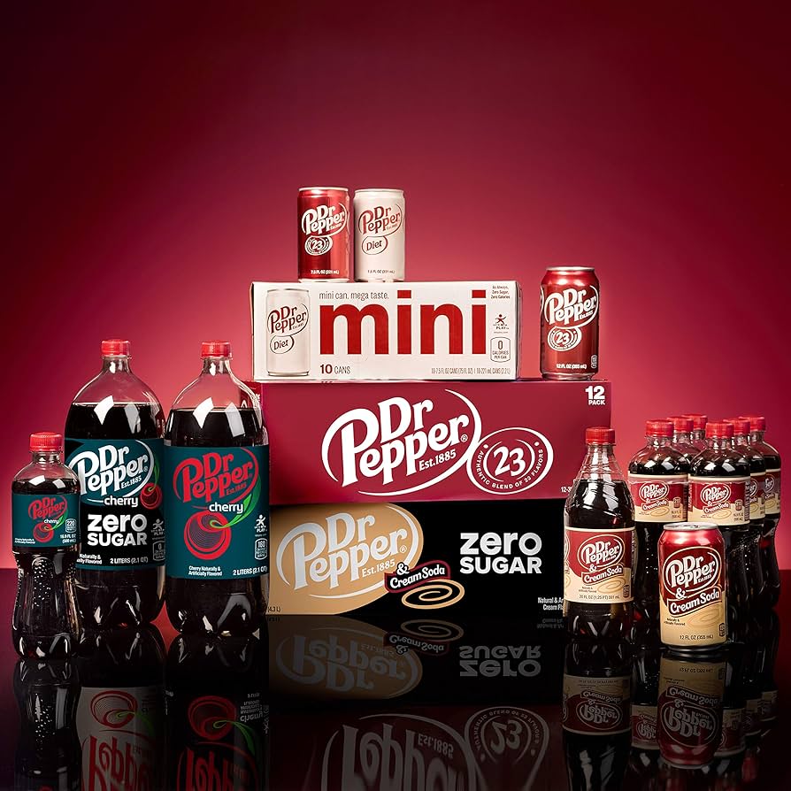 Dr Pepper Cream Soda Sin Azúcar 355 mL