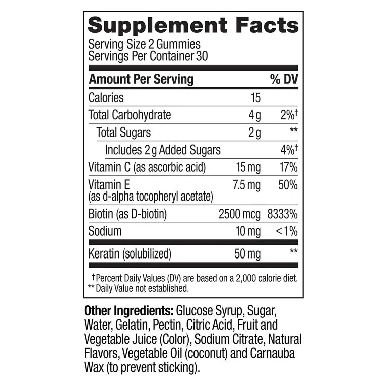 HAIR, SKIN & NAILS: Gomitas Olly Toronja x60 Unidades