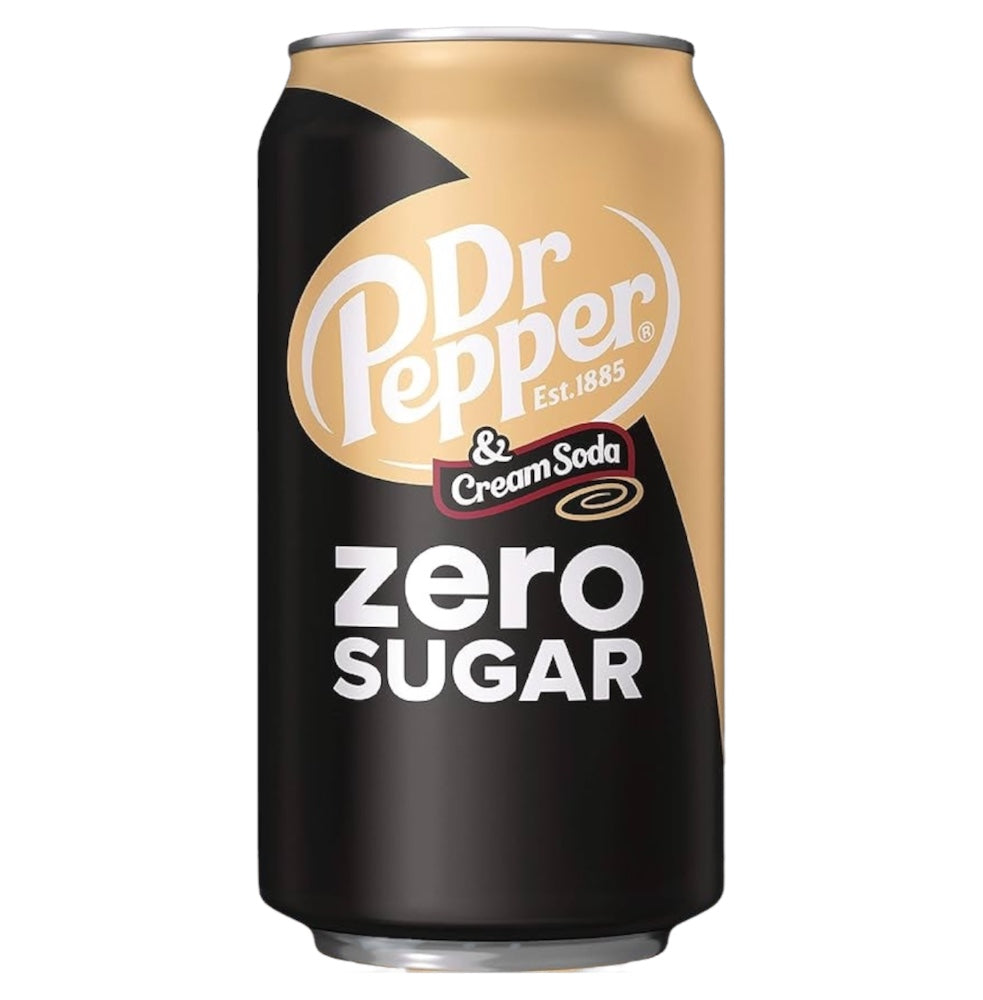 Dr Pepper Cream Soda Sin Azúcar 355 mL