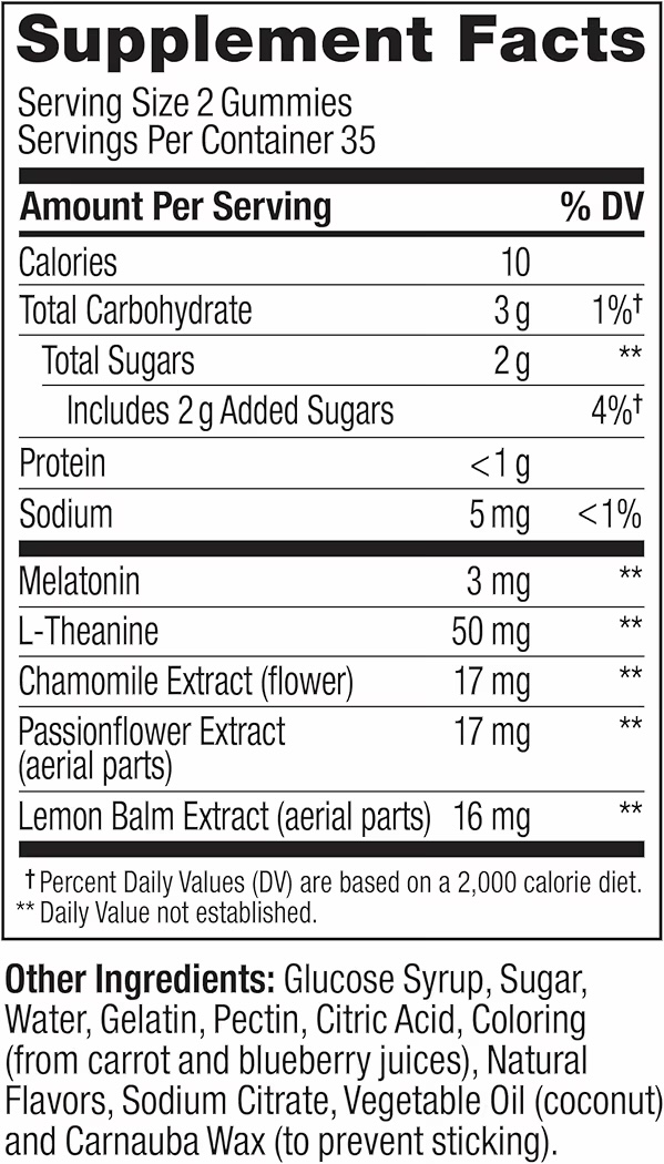 SLEEP: Gomitas Olly Mora Blackberry x70 Unidades