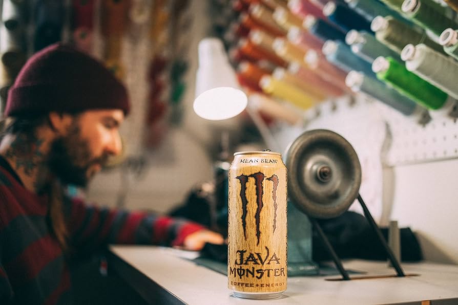 Java Monster Energy Mean Bean Café + Crema de Vainilla 443 mL