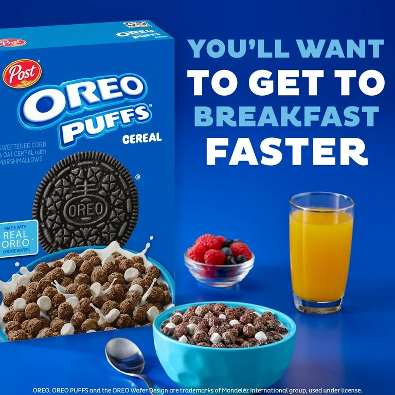 Cereal OREO PUFFS Tamaño Familiar 467g