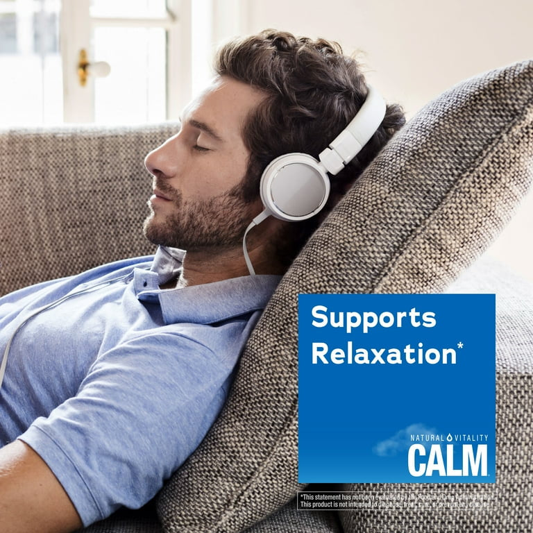 CALM: Gomitas Natural Vitality Citrato Magnesio Frambuesa & Limón x60 Unidades