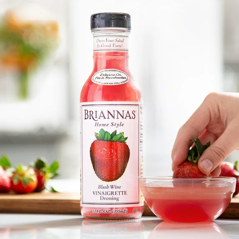 Aderezo Ensaladas Briannas Home Style Vinagreta Vino Rosado 355 mL
