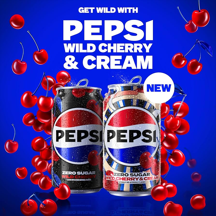 Pepsi Wild Cherry & Cream 350 mL