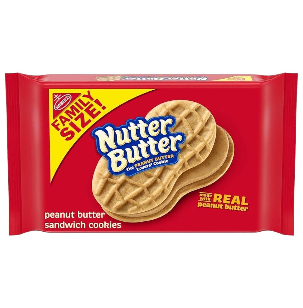 Galletas Rellenas Nutter Butter Mantequilla de Maní Tamaño Familiar 453g