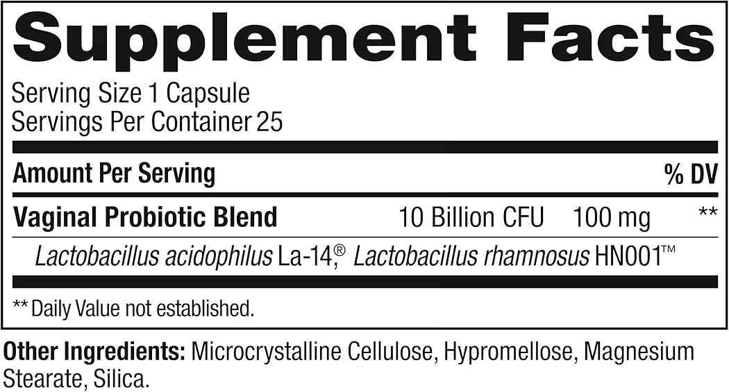 pH BALANCE: Cápsulas Olly Happy Hoo-Ha Vaginal Health x25 Unidades