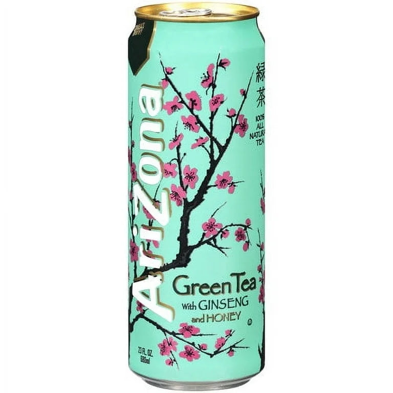 Té AriZona Green Tea Ginseng Miel 340 mL