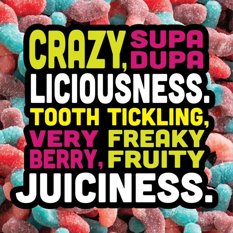 Gomitas Trolli Sour Brite Crawlers Very Berry 141g