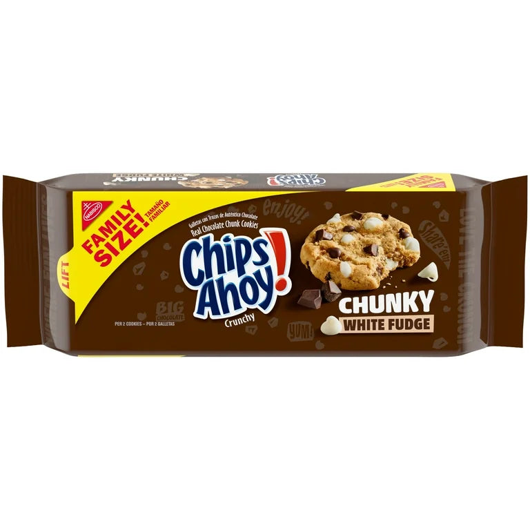 Galletas Chips Ahoy! Chunky White Fudge Tamaño Familiar 510g