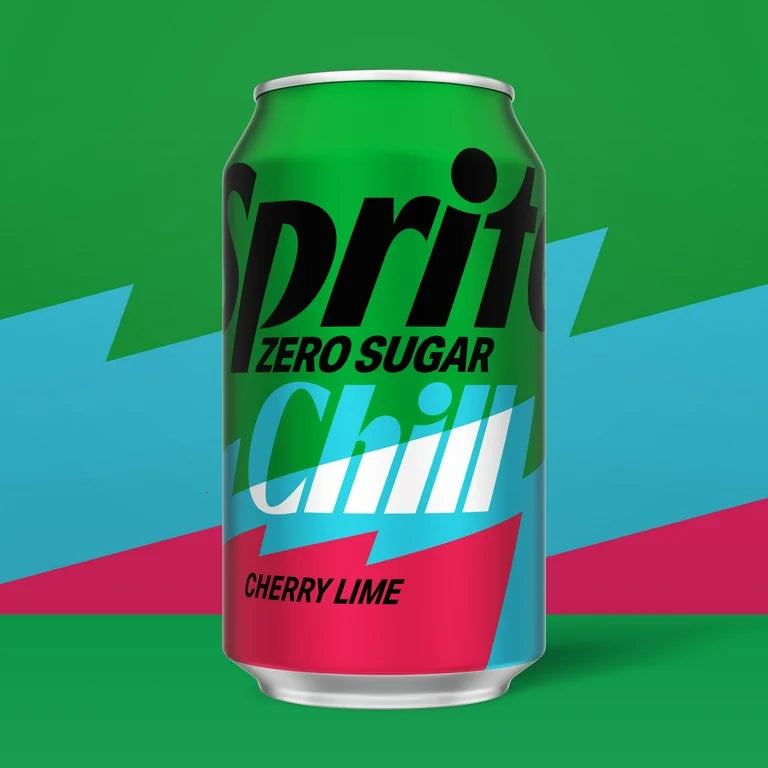 Sprite Chill Lima Cereza Sin Azúcar 355 mL