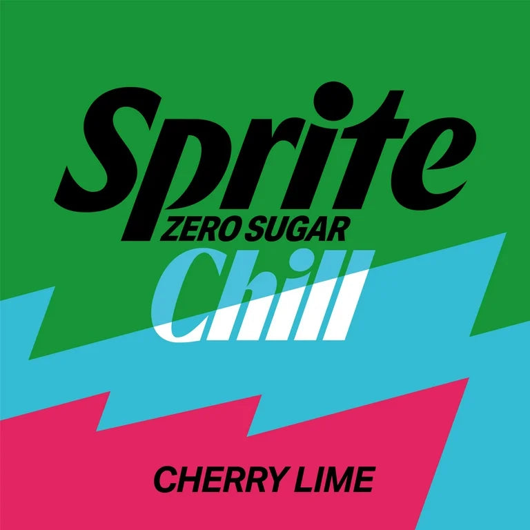 Sprite Chill Lima Cereza Sin Azúcar 355 mL
