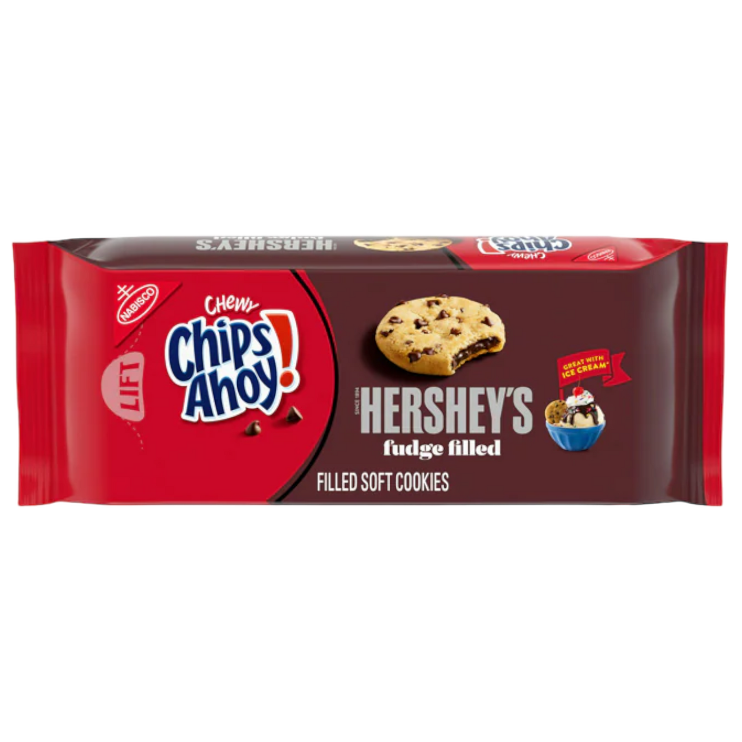 Galletas Chips Ahoy! Hershey’s Fudge Filled Tamaño Grande 270g