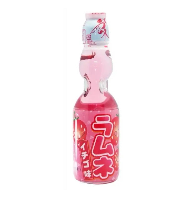 Soda Ramune Sabor Fresa 200 mL
