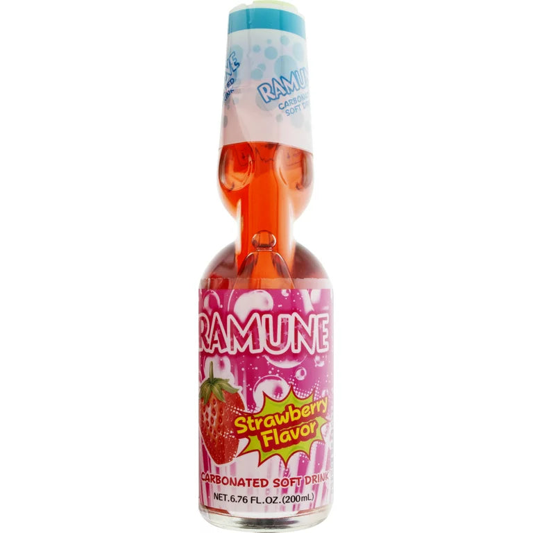 Soda Ramune Sabor Fresa 200 mL