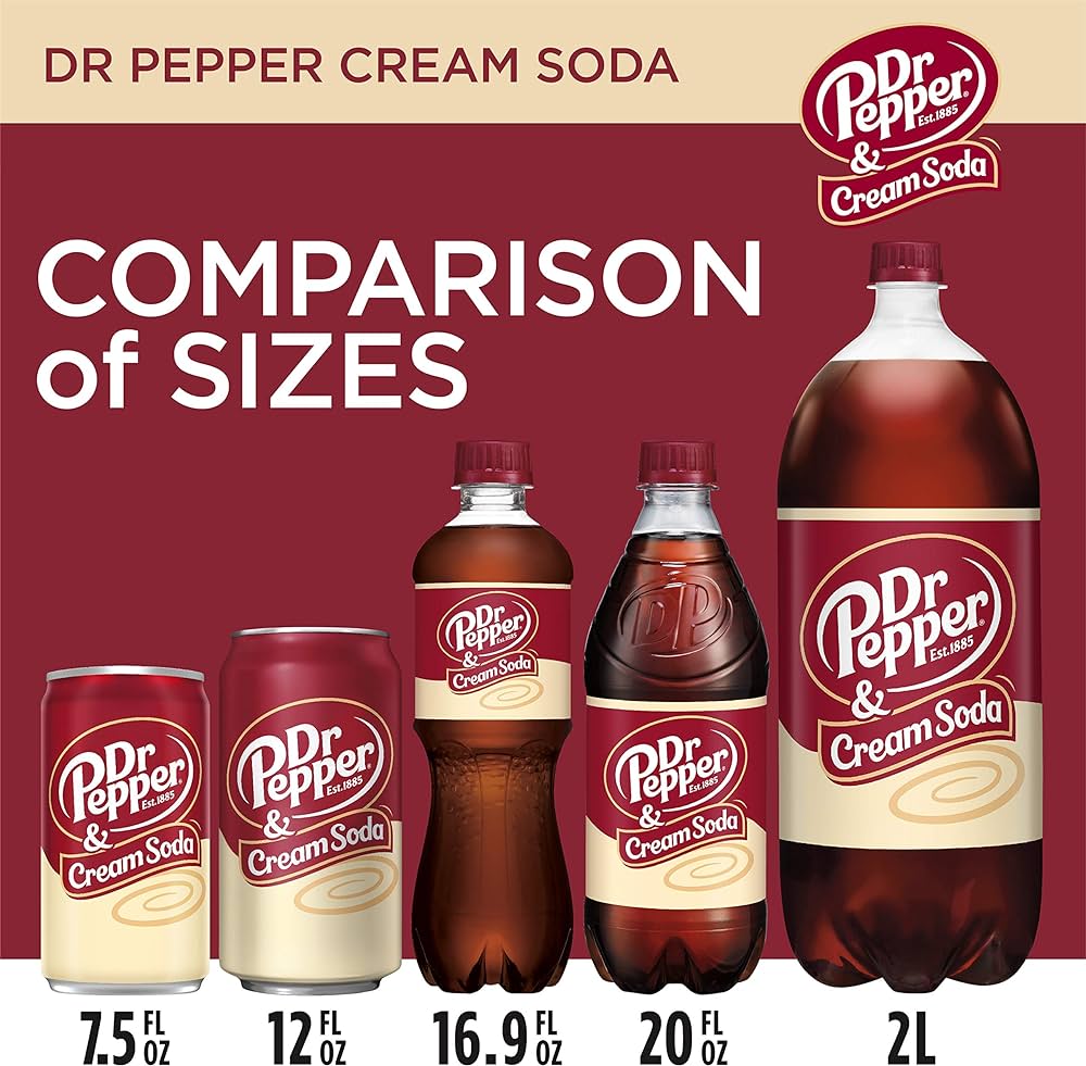 Dr Pepper Cream Soda 355 mL