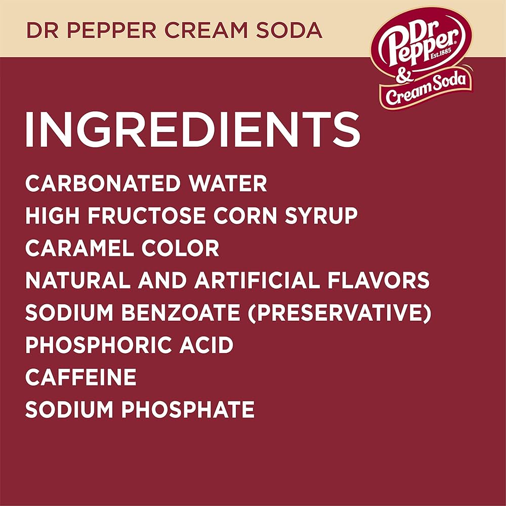 Dr Pepper Cream Soda 355 mL