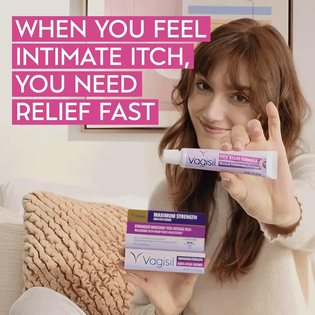 ANTI-ITCH: Crema Femenina Vagisil Antipicazón 28g