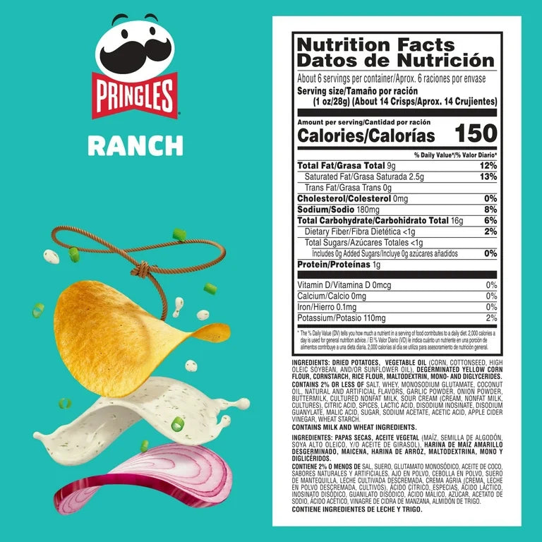 Pringles Ranch 155g