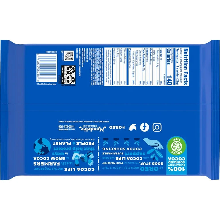 Oreo Menta Tamaño Familiar 530g