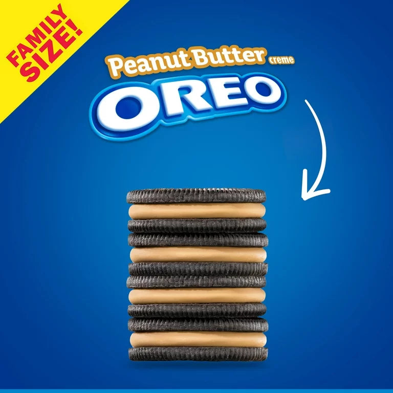 Oreo Mantequilla de Maní Familiar 480g