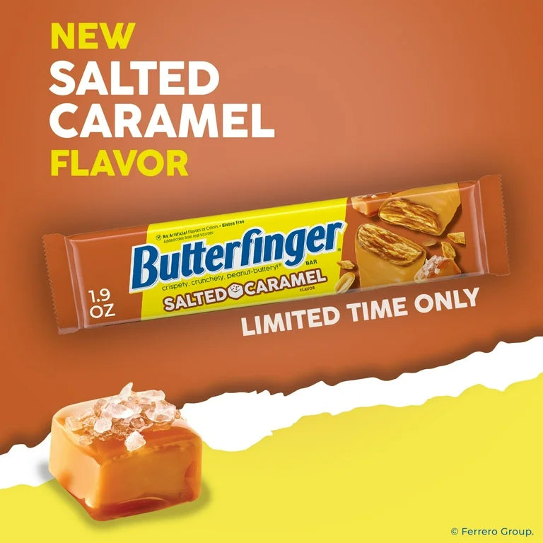 EDICIÓN LIMITADA: Butterfinger Caramelo Salado 53g