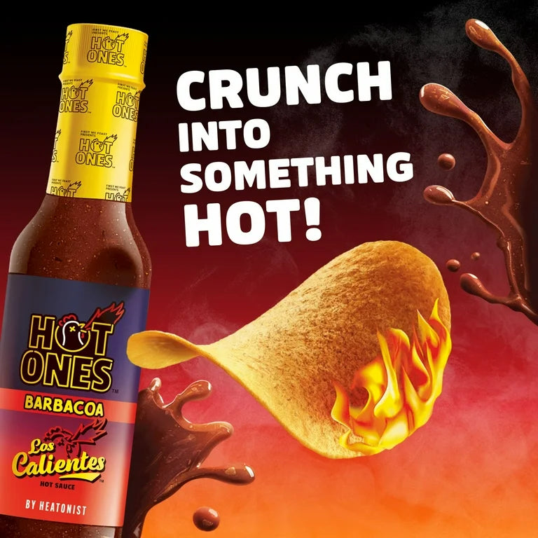 Pringles Hot Ones Los Calientes Barbacoa 155g