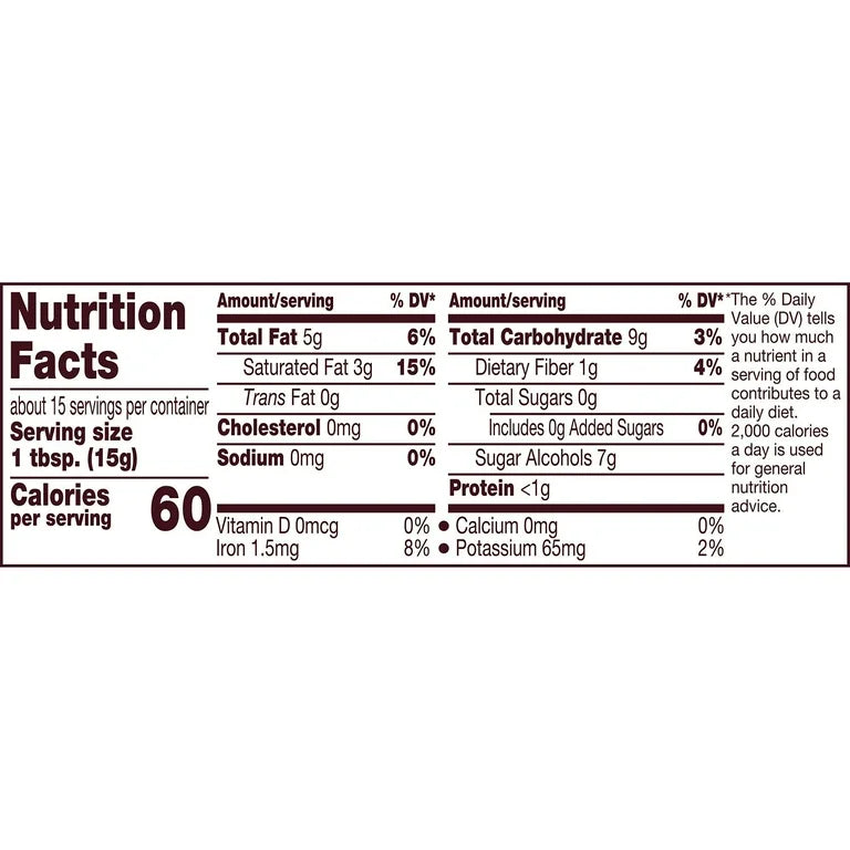 Chispas de Chocolate Hershey’s Sin Azúcar 226g